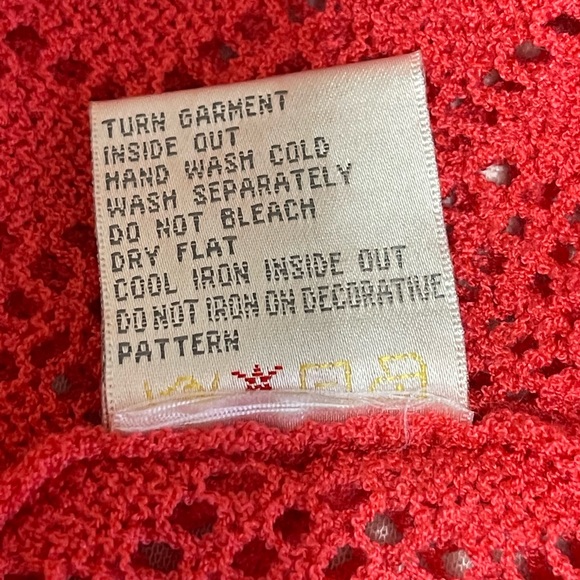 Bella, knitted / bolero / cardigan. In excellent condition, salmon pink color - Picture 7 of 8